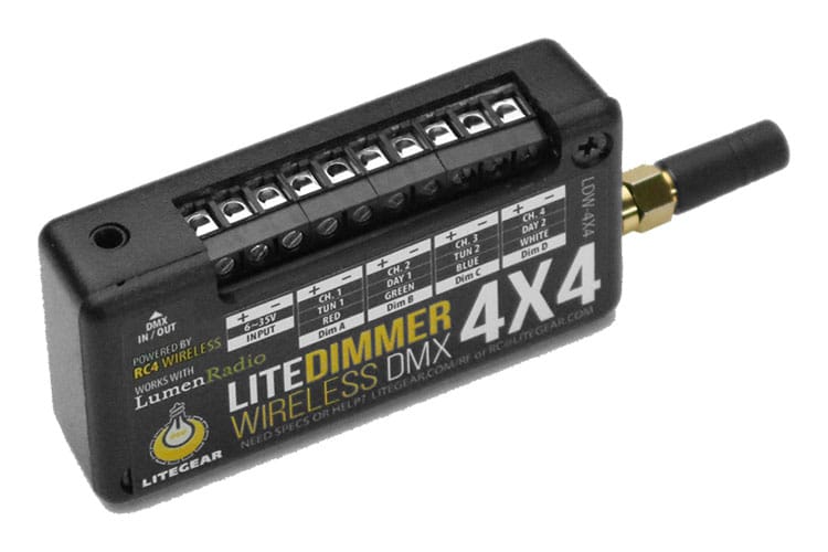 LiteDimmer Wireless DMX 4×4